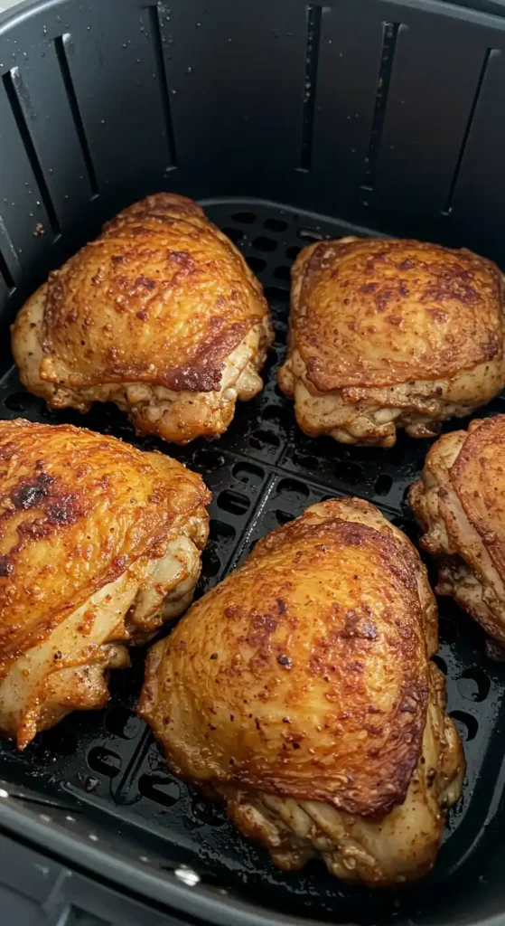 muslos de pollo air fryer