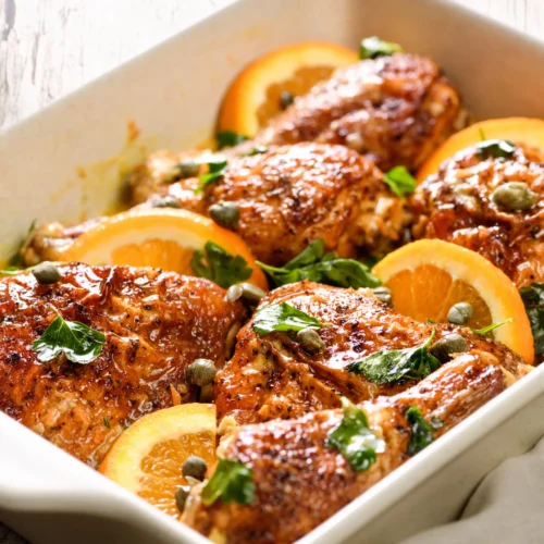 receta muslos de pollo al horno