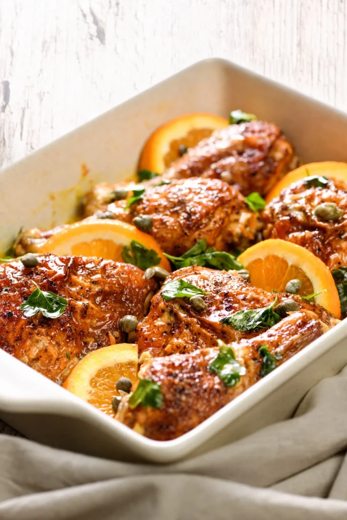 receta muslos de pollo al horno