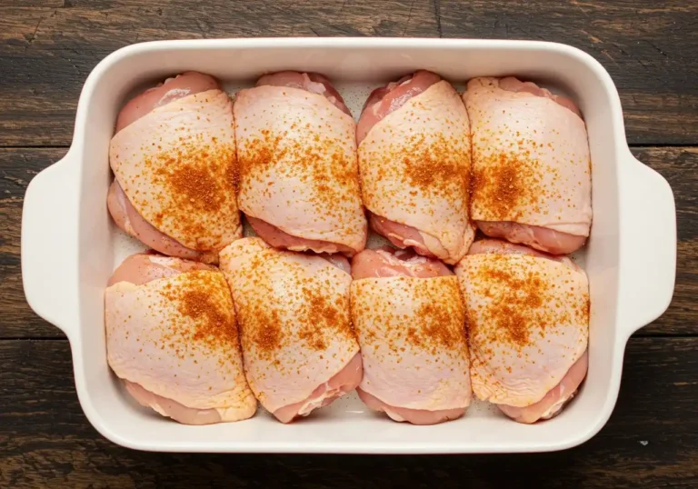 temperatura muslos de pollo al horno