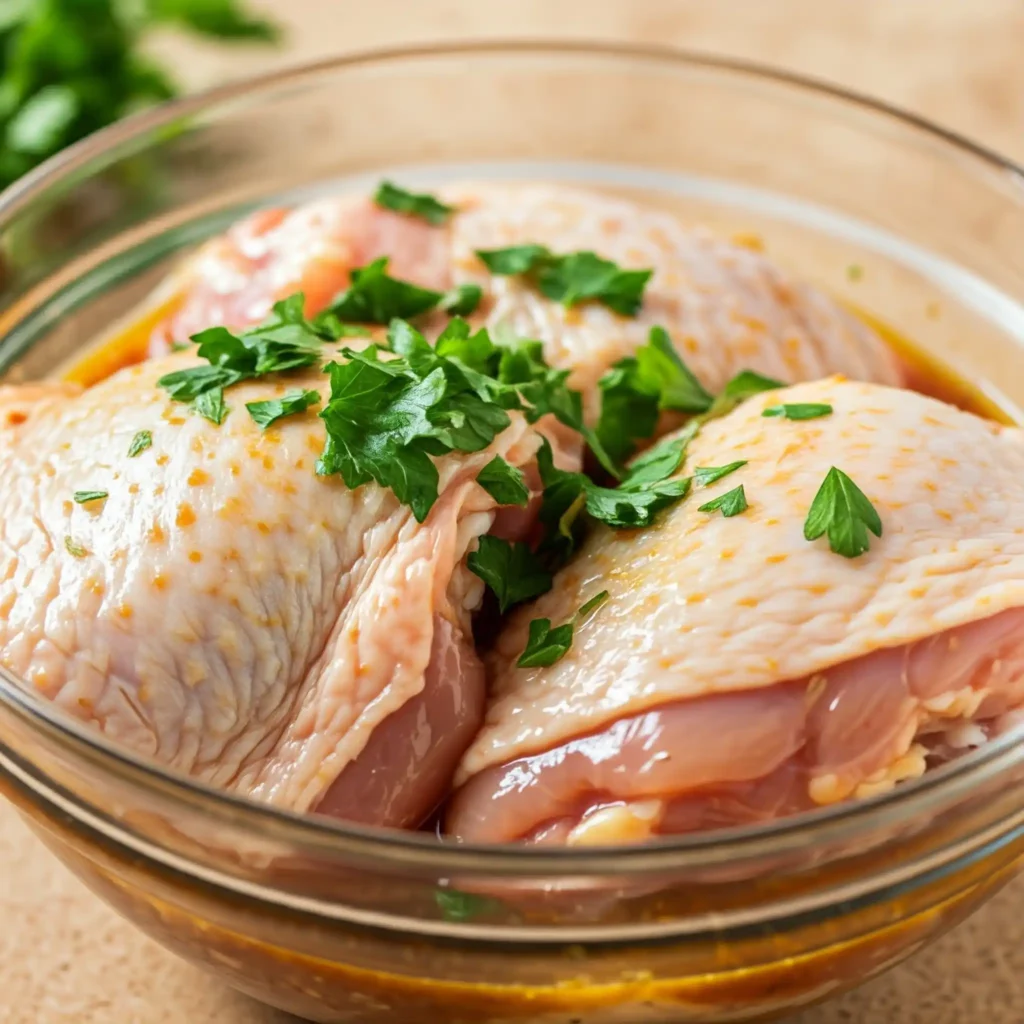 marinada para muslos de pollo